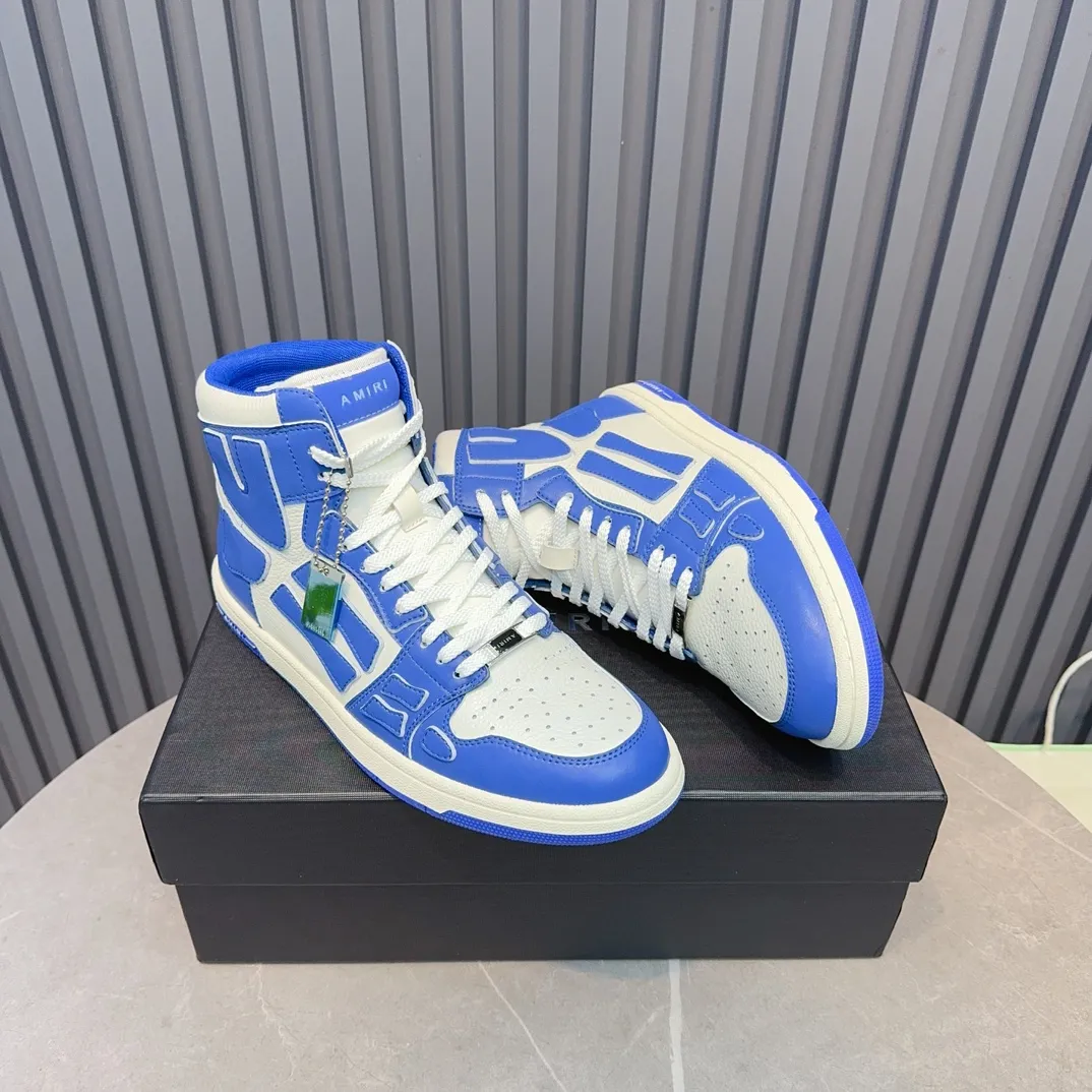 Men's shoes💰620💰 AMIRI AMIRI trendy brand hot sale🔥 Available all year round✅Couples💑 Official website synchronization Imported fabrics 1⃣️ratio 1⃣️Re-engraved, original factory special original sole, 35-45 (38.45. Non-refundable)